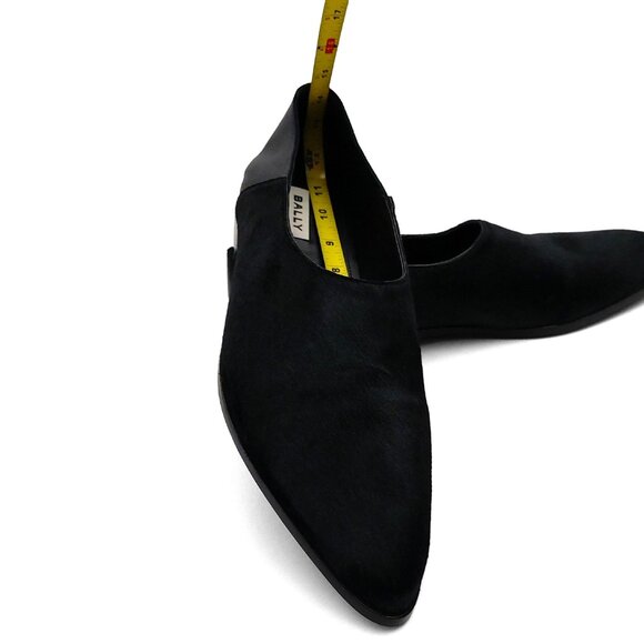 Bally Vegas Flat Loafers In Black Haircalf Leather US 11 EU 10 (0538) main image 5